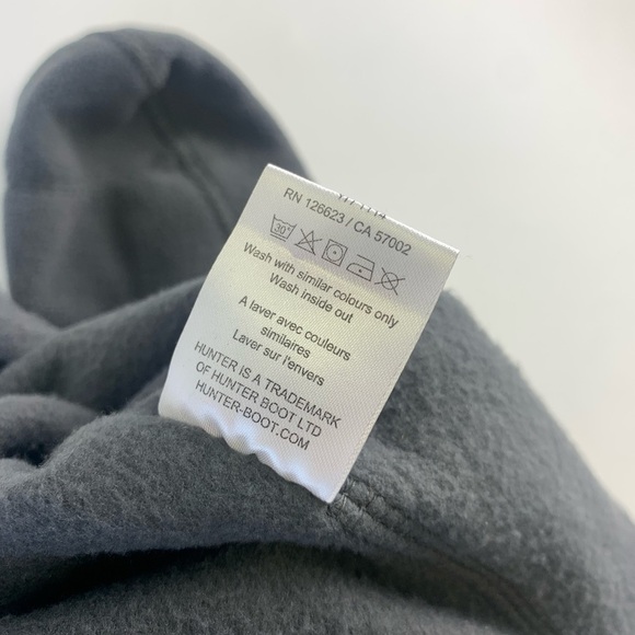 HUNTER Fold Cuff Tall Boot Socks Gray Black Geometric Women Size Large 8-10 - Picture 8 of 8